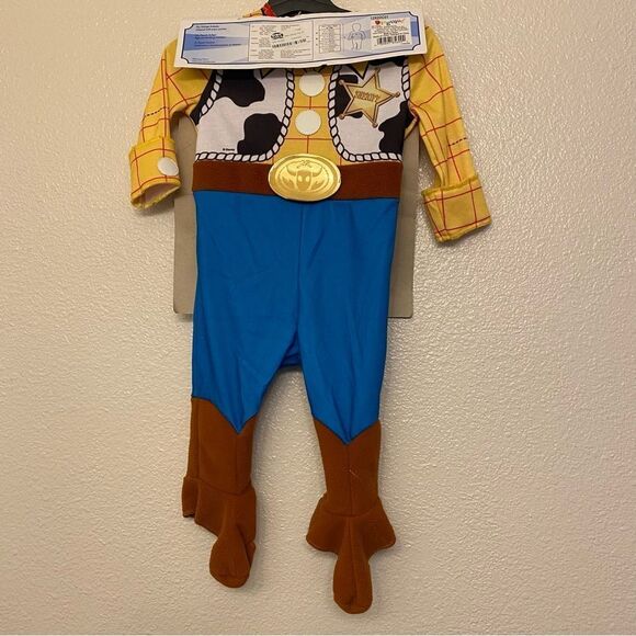 Disney Pixar baby boy Halloween costume Toy Story cowboy Woody (no hat) 6-12 mo - Picture 2 of 5